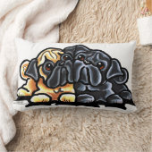 Liebe Möpsen Lendenkissen (Decke)