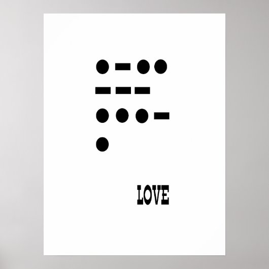 Liebe — Morbus-Code Poster (Vorne)