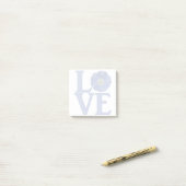 Liebe Morning Glory Classic Post-it Klebezettel (Auf Schreibtisch)