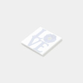 Liebe Morning Glory Classic Post-it Klebezettel (angewinkelt)