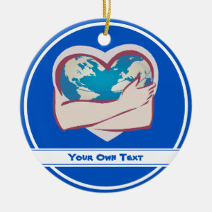 Liebe Mother Earth Keramik Ornament