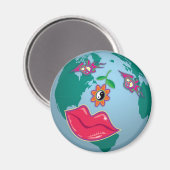 Liebe Mother Earth Magnet (Vorderseite/Rückseite)