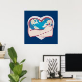 Liebe Mother Earth Poster (Heimbüro)