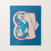 Liebe Mother Earth Puzzle (Vertikal)