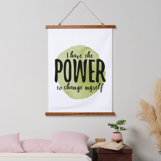 Liebe motivierend Redewendungen für die Akzeptanz Wandteppich Mit Holzrahmen (Schlafzimmer)