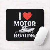 Liebe Motorboot Spaß B Mousepad (Mit Mouse)