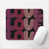 Liebe Mouse Pad Mousepad (Mit Mouse)