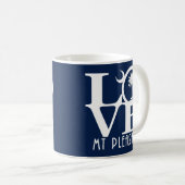 LIEBE Mt Pleasant South Carolina Kaffeetasse (VorderseiteRechts)