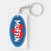 Liebe-Muffin Schlüsselanhänger (Rückseite)