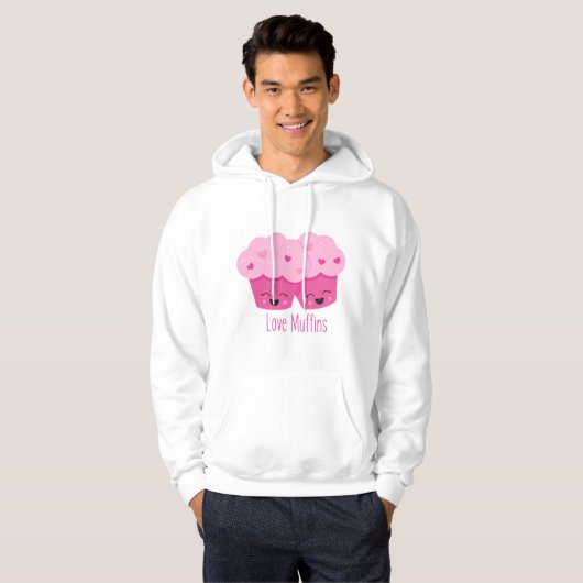 Liebe Muffins Hoodie (Vorne ganz)