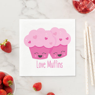 Liebe Muffins Serviette