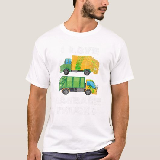 Liebe Müllwagen Shirt Kleinkind (Vorderseite)
