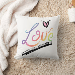 Liebe Multi-Couleurs Kissen