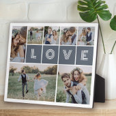Liebe Multi-Foto Collage Fotoplatte
