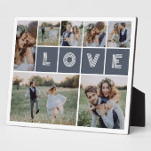 Liebe Multi-Foto-Collage Paar Fotoplatte (Seite)