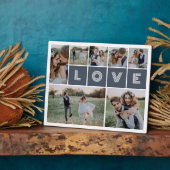 Liebe Multi-Foto-Collage Paar Fotoplatte (Seite)