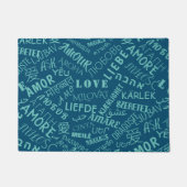 LIEBE - Multi Language - Customizable Internationa Fußmatte (Vorderseite)