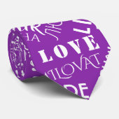 LIEBE - Multi Language - Customizable Internationa Krawatte (Gerollt)