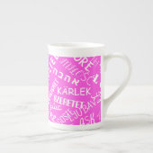 LIEBE - Multi Language - Customizable Internationa Porzellantasse (Rechts)