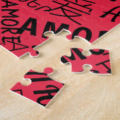 LIEBE - Multi Language - Customizable Internationa Puzzle (Seite)