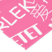 LIEBE - Multi Language - Customizable Internationa Tischdecke (Schrägansicht)