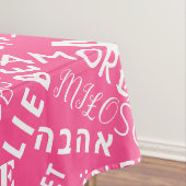 LIEBE - Multi Language - Customizable Internationa Tischdecke (Beispiel)