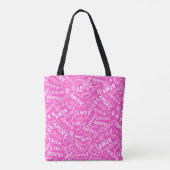 LIEBE - multi Sprache - kundengerechter Tasche (Rückseite)