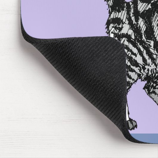 Liebe Mum Muse Mat Lila Mousepad (Ecke)