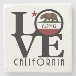 LIEBE Murphys California Steinuntersetzer