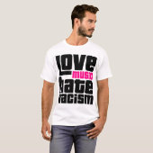 Liebe Music hasst Rassismus T-Shirt (Vorne ganz)