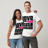 Liebe Music hasst Rassismus T-Shirt (Unisex)