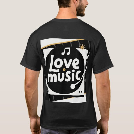 Liebe Music: Spin the Joy T-Shirt (Rückseite)