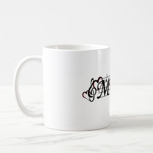 Liebe Music Tasse (Links)