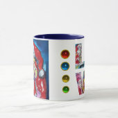 LIEBE MUSICAL XMAS PARTY SANTA CLAUS VIOLIN PLAYER TASSE (Zentrum)