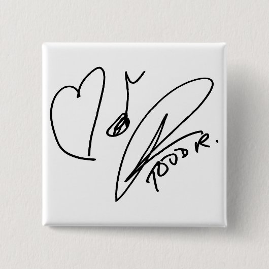 Liebe-Musik-Button Button (Vorderseite)