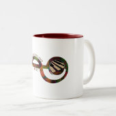Liebe-Musik Zweifarbige Tasse (VorderseiteRechts)