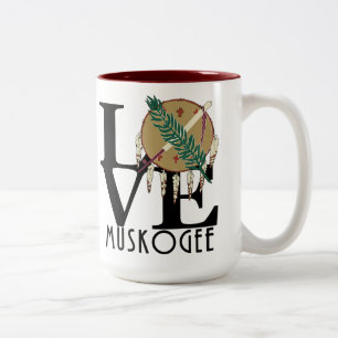 LIEBE Muskogee OK 15oz Zweifarbige Tasse