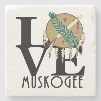 LIEBE Muskogee OK Steinuntersetzer