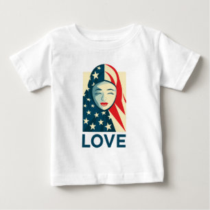 Liebe muslimische Flüchtlinge Baby T-shirt