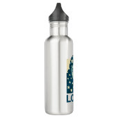 Liebe| muslimische Flüchtlinge Edelstahlflasche (Links)