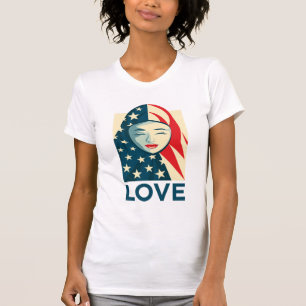 Liebe muslimische Flüchtlinge T-Shirt