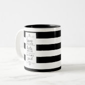 Liebe muss ehrliche Bibel-Vers-Kaffee-Tasse Zweifarbige Tasse (Vorderseite Links)