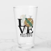 LIEBE Mustang Oklahoma Glas (Rückseite)