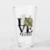 LIEBE Mustang Oklahoma Glas (Vorderseite)