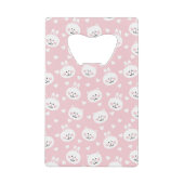 Liebe-Muster 2 Kreditkarten Flaschenöffner (Vorderseite)