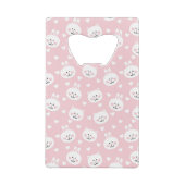 Liebe-Muster 2 Kreditkarten Flaschenöffner (Rückseite)