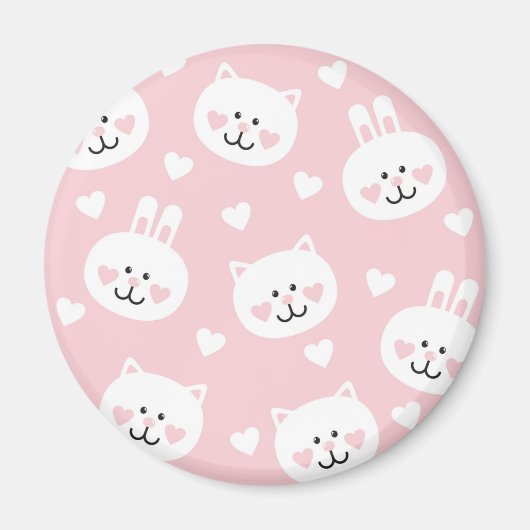 Liebe Muster 2 Magnet (Vorne)