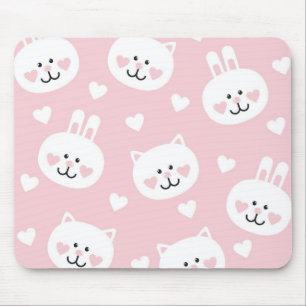 Liebe-Muster 2 Mousepad