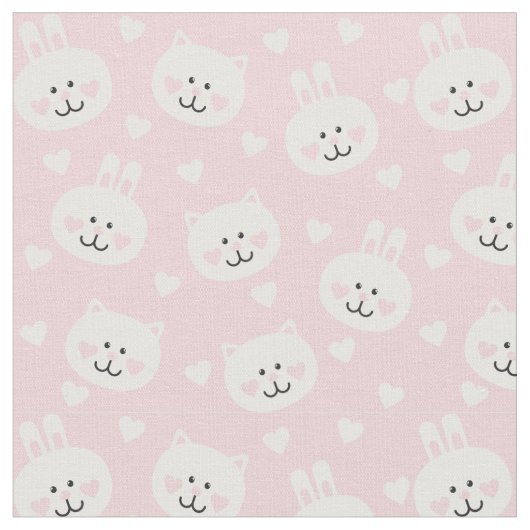 Liebe-Muster 2 Stoff (Nahaufnahme)