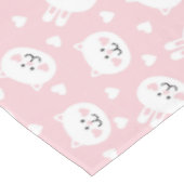 Liebe-Muster 2 Tischdecke (Schrägansicht)